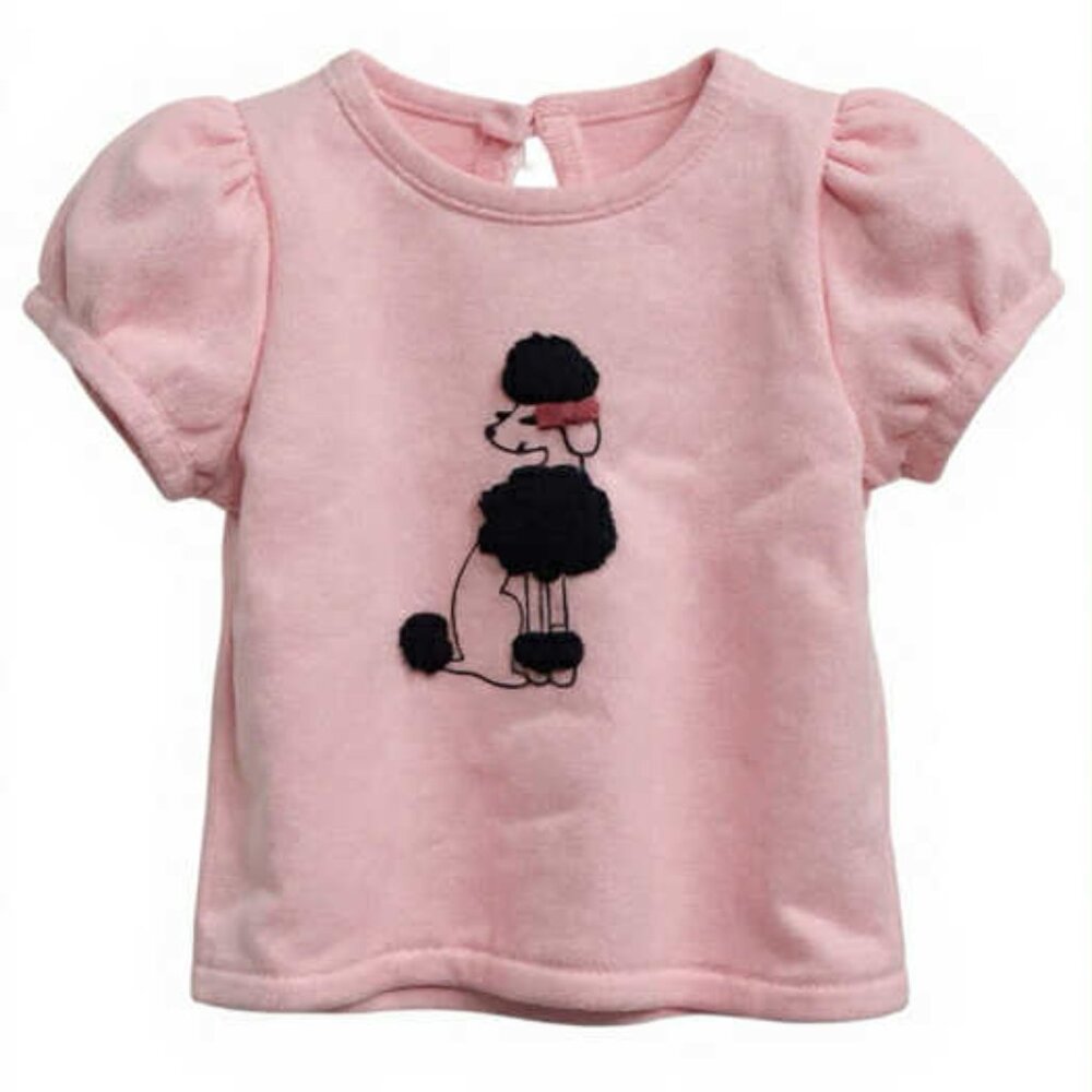 Gymboree NWT Tres Chic Pink Poodle Dog Sweater 18- 24 mos